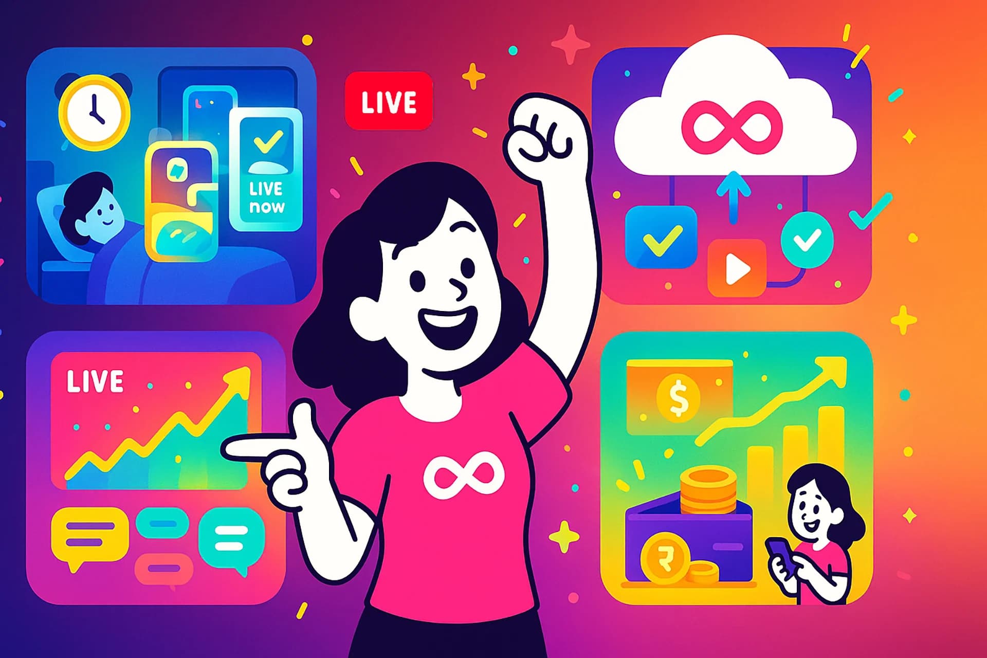Loop Stream 24/7 always-on live overlay