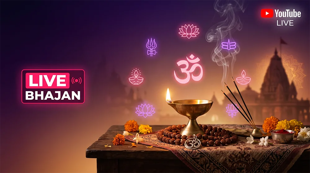 Devotional channel setup for 24/7 live streaming bhajan and prayer content